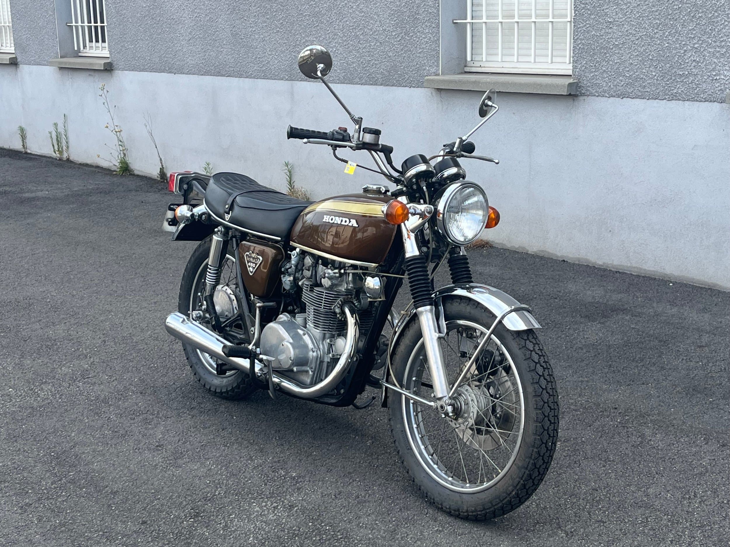 Honda CB 450 1972 d'occasion — L'Atelier des Motards, Villefranche