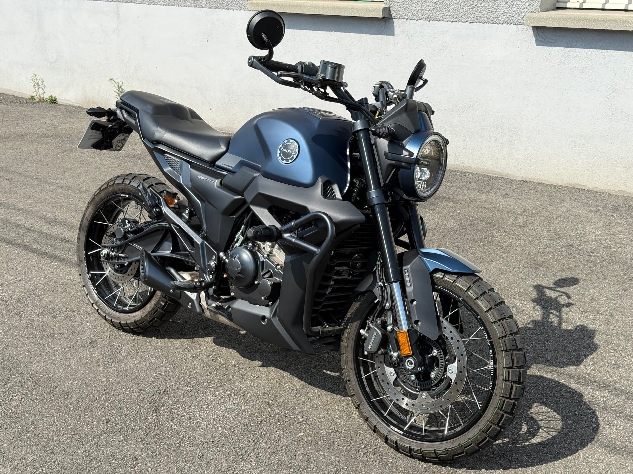 Zontes 125 Scrambler 2024 d'occasion — L'Atelier des Motards, Villefranche