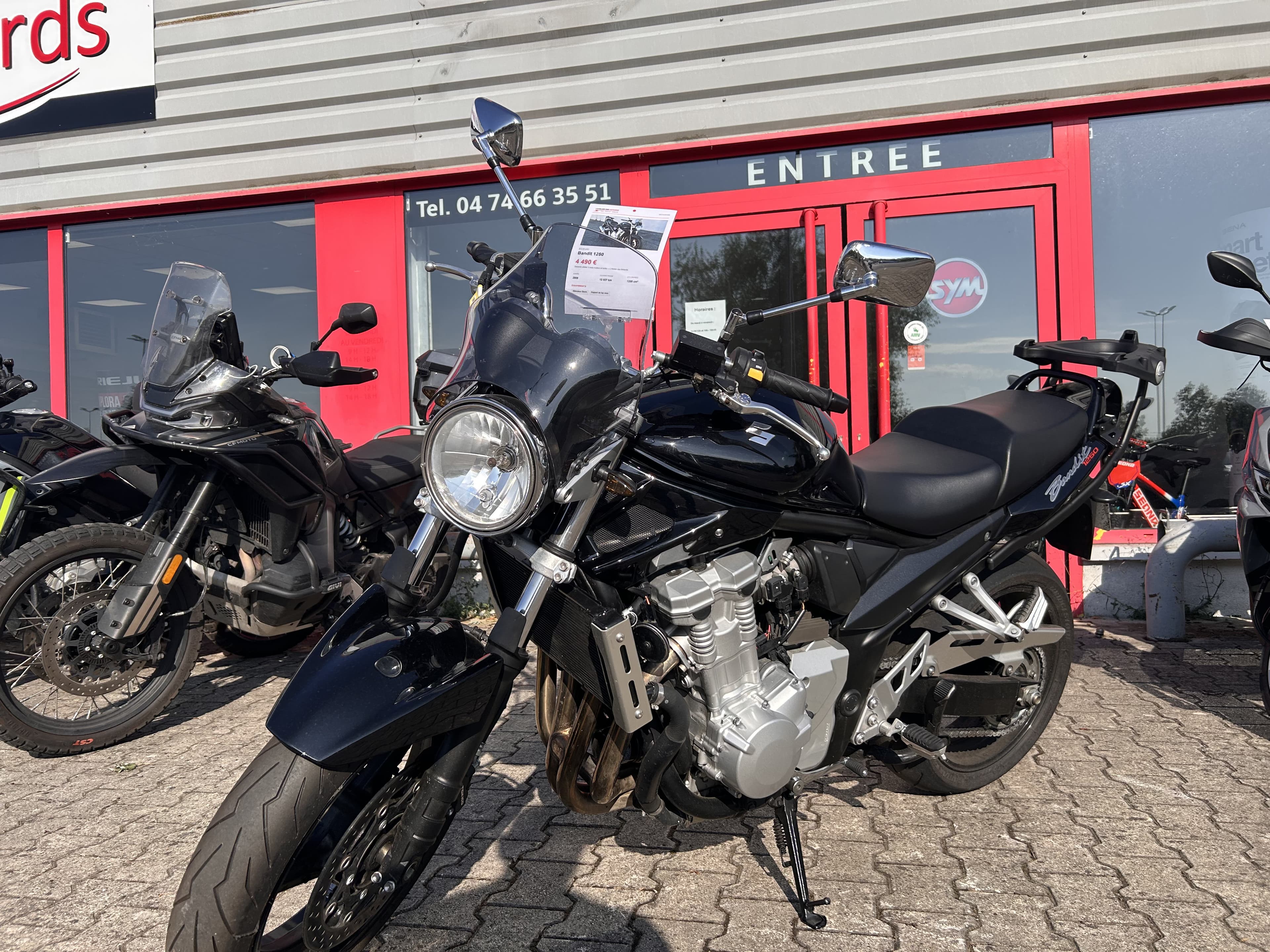 Suzuki 😉 **SUZUKI BANDIT 1250 N – 12 027 KM – GARANTIE 6 MOIS – PRÊTE À ROULER** 😉 2009 d'occasion — L'Atelier des Motards, Belleville-en-Beaujolais — vue 2