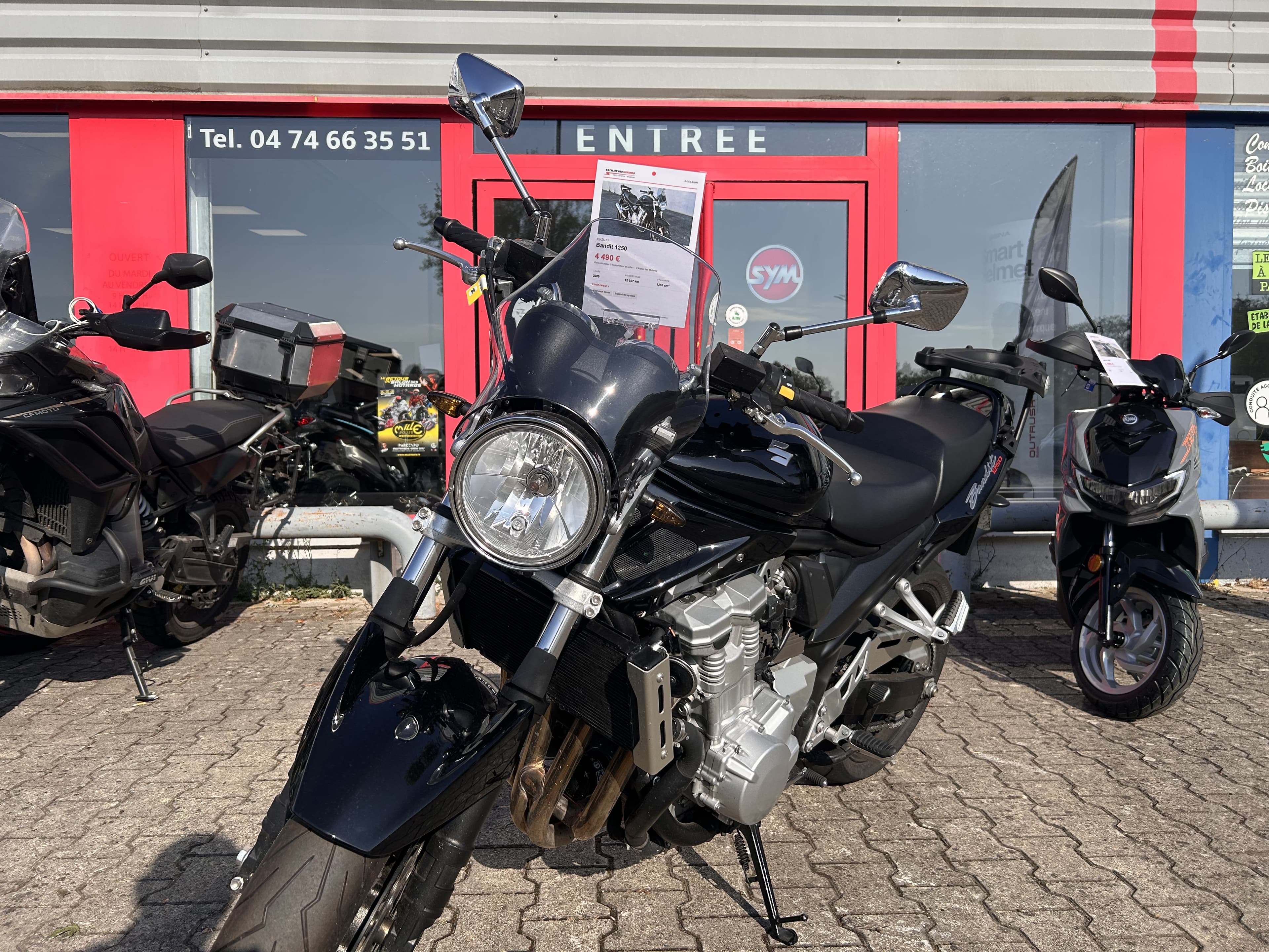 Suzuki 😉 **SUZUKI BANDIT 1250 N – 12 027 KM – GARANTIE 6 MOIS – PRÊTE À ROULER** 😉 2009 d'occasion — L'Atelier des Motards, Belleville-en-Beaujolais — vue 4
