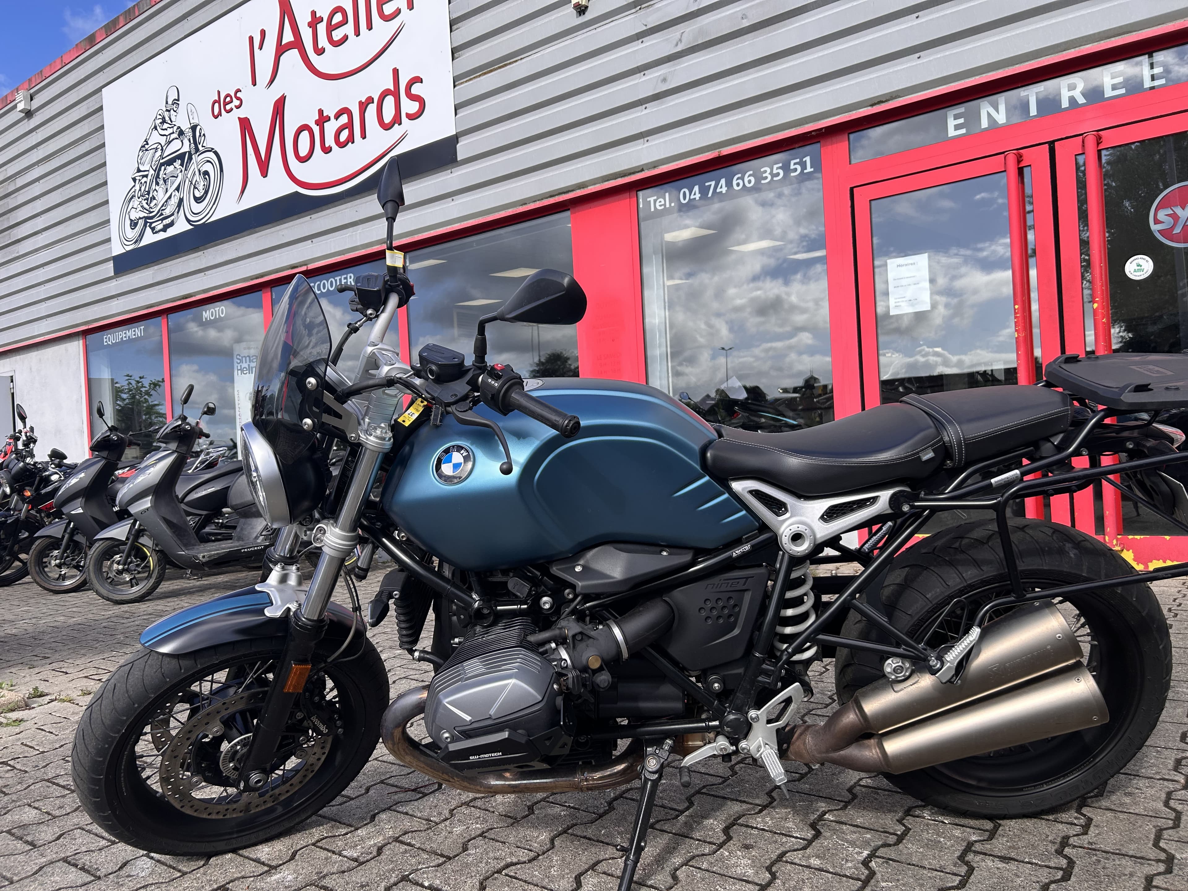 BMW 😉 bmw - r nine t pure – tres bon état -garantie - faible km 16 611 kms😉 8 990 € 2021 d'occasion — L'Atelier des Motards, Belleville-en-Beaujolais