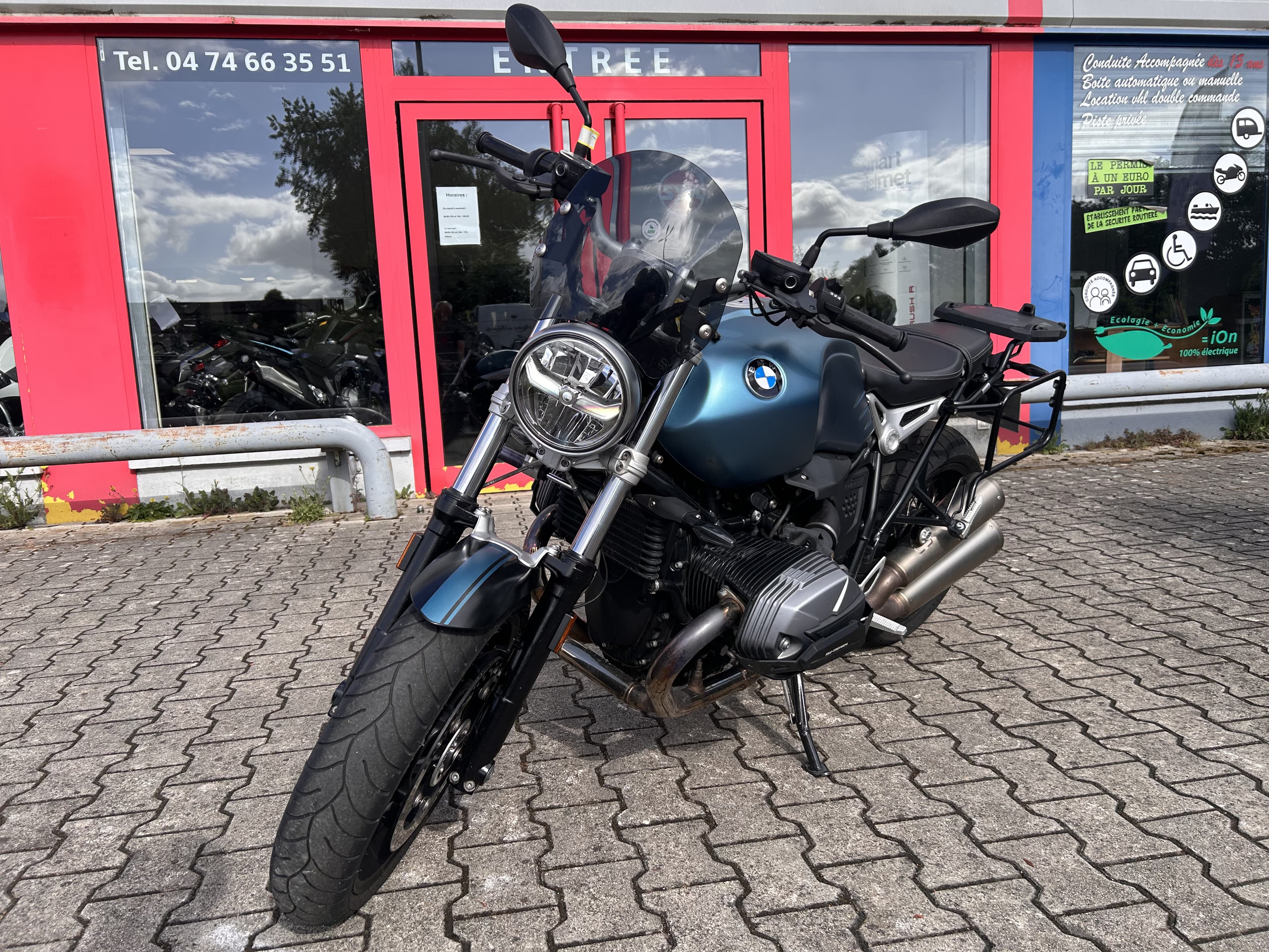 BMW 😉 bmw - r nine t pure – tres bon état -garantie - faible km 16 611 kms😉 8 990 € 2021 d'occasion — L'Atelier des Motards, Belleville-en-Beaujolais — vue 4