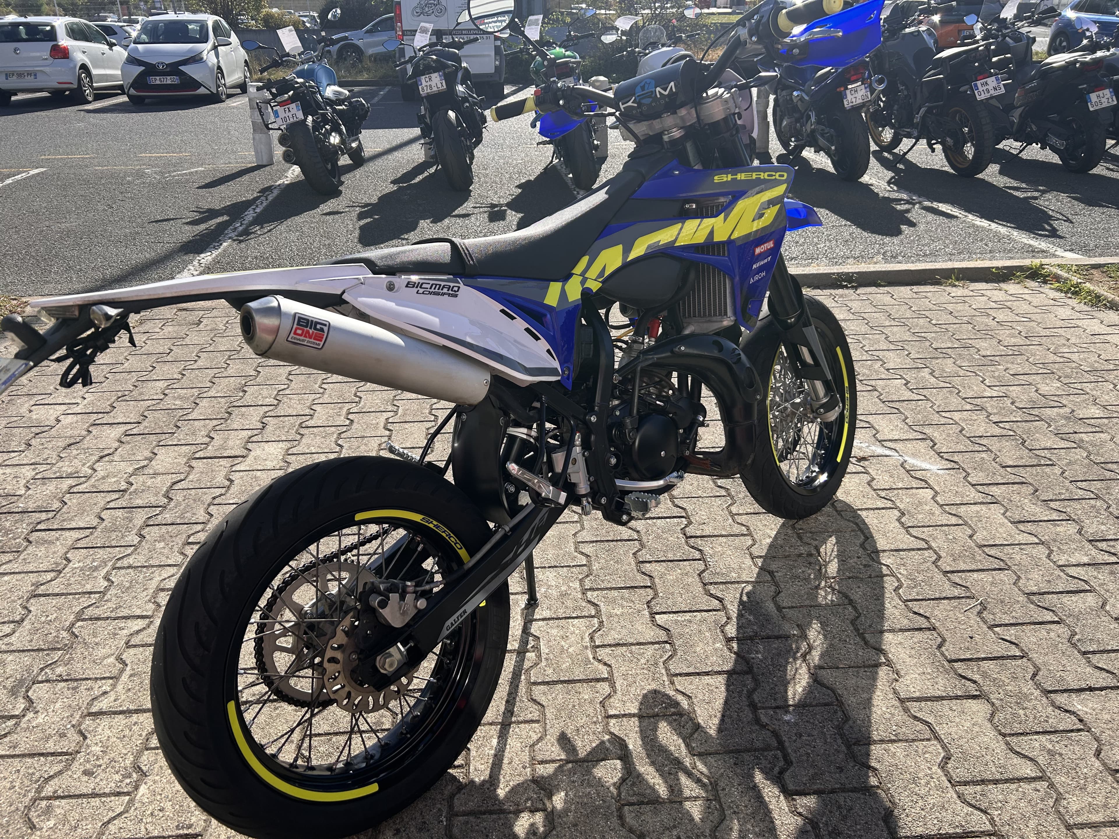 Sherco 😉 sherco 50 sm factory rs – fourche inversée – garantie 3 mois 😉 2023 d'occasion — L'Atelier des Motards, Belleville-en-Beaujolais — vue 3