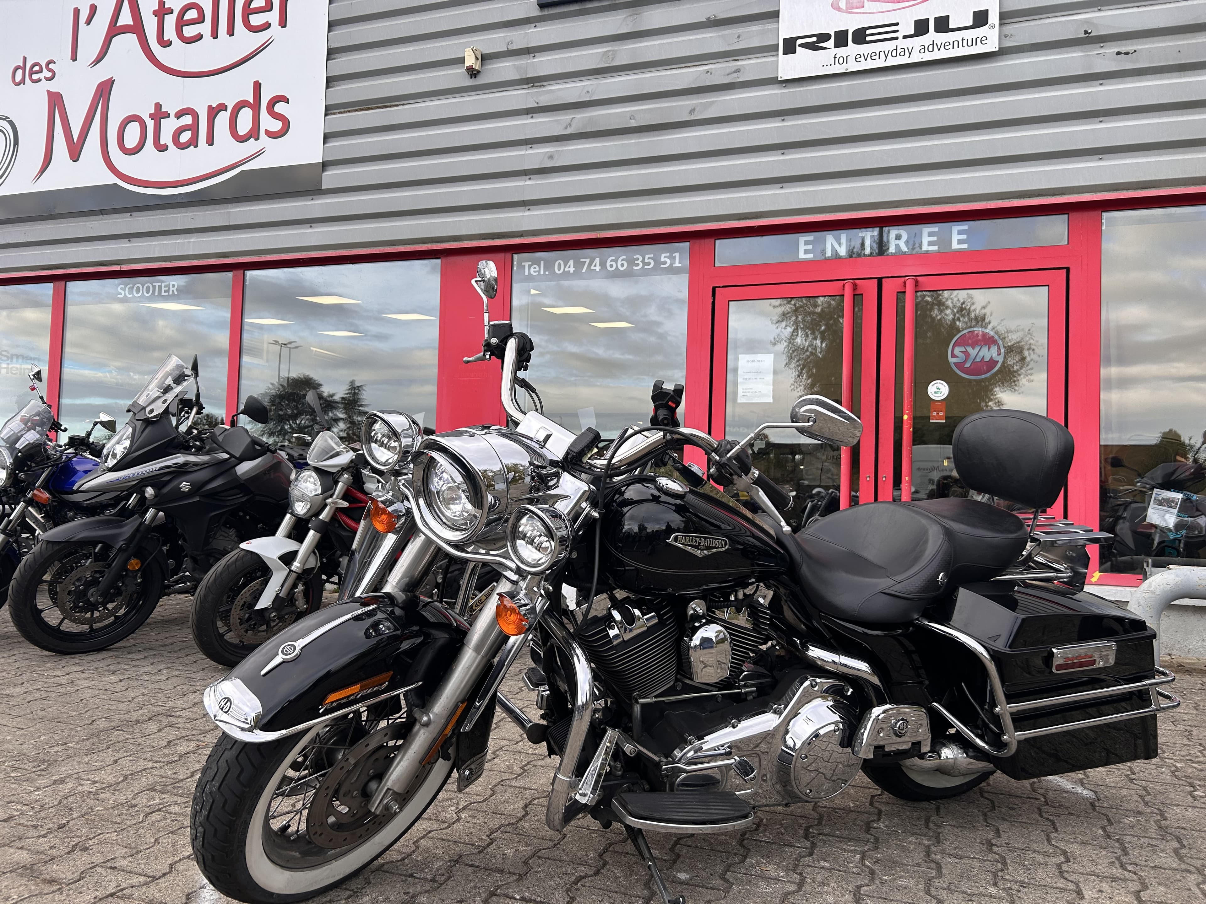 Harley-Davidson Harley-davidson road king – 2007 – gros v-twin, entretien harley-davidson & garantie 3 mois 2007 d'occasion — L'Atelier des Motards, Belleville-en-Beaujolais — vue 4